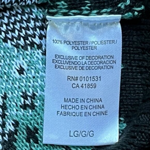 STAR WARS Men's Mandalorian Baby Yoda Santa Knit Ugly Christmas Sweater Large - Picture 12 of 16